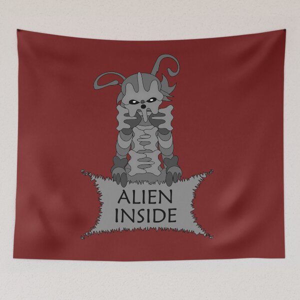 Item preview, Alien inside metal robot skeleton designed and sold by Stéphane  Thirion.