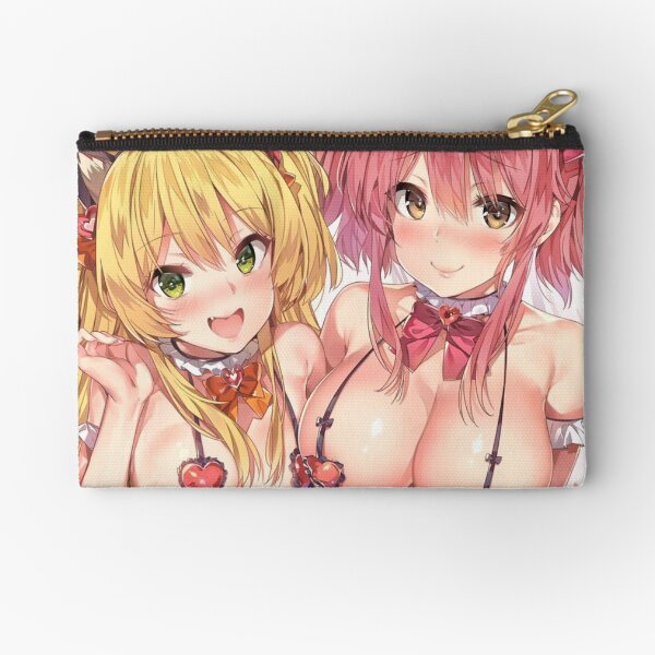 Cat Girl Cosplay Lewd Zipper Pouch
