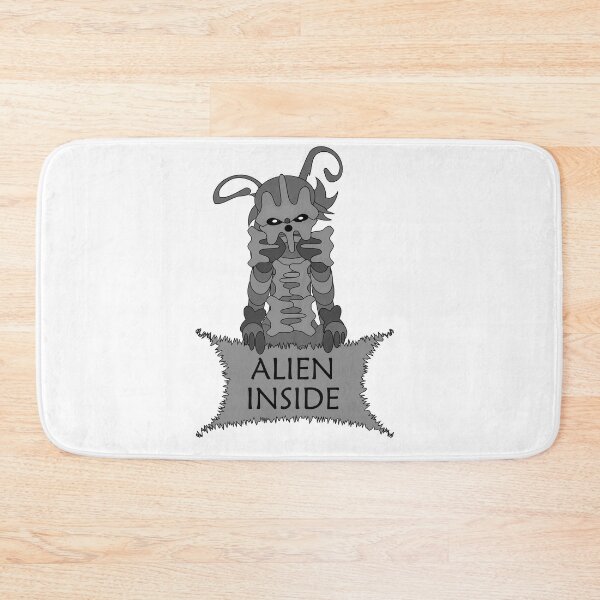 Item preview, Alien inside metalic robot skeleton white background designed and sold by Stéphane  Thirion.