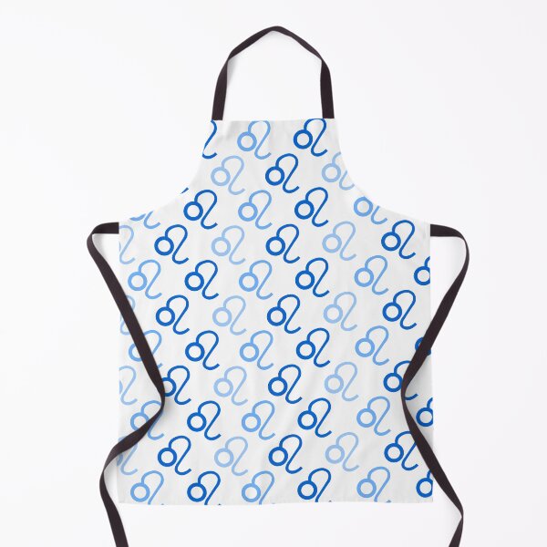 Item preview, Blue Lion Sign Pattern, Zodiac Symbol White Background designed and sold by Stéphane Thirion.