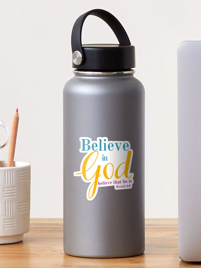 I Believe in Christ Vinyl Sticker  LDS Stickers for Water Bottles