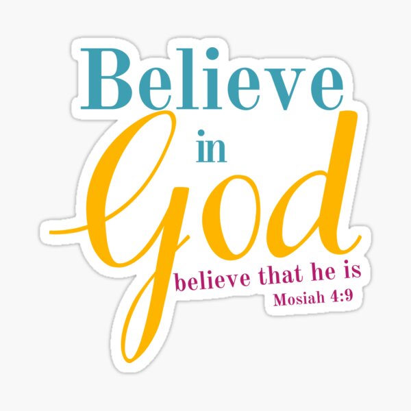 Item preview, Believe in God designed and sold by Heather Walton.