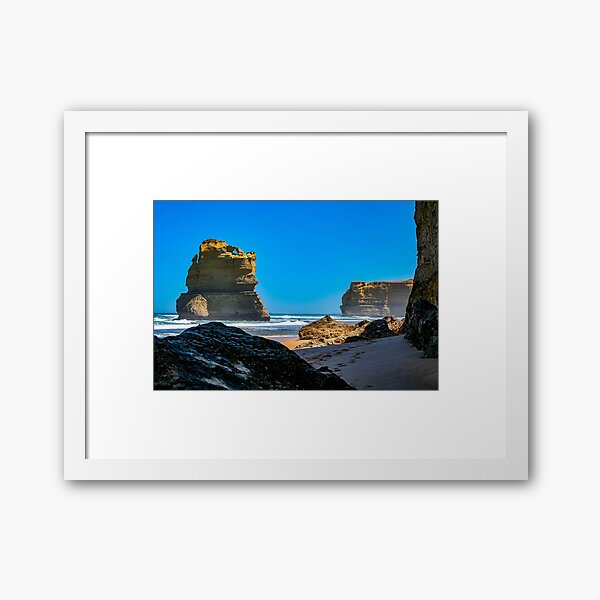 Limestone Stack Framed Art Print