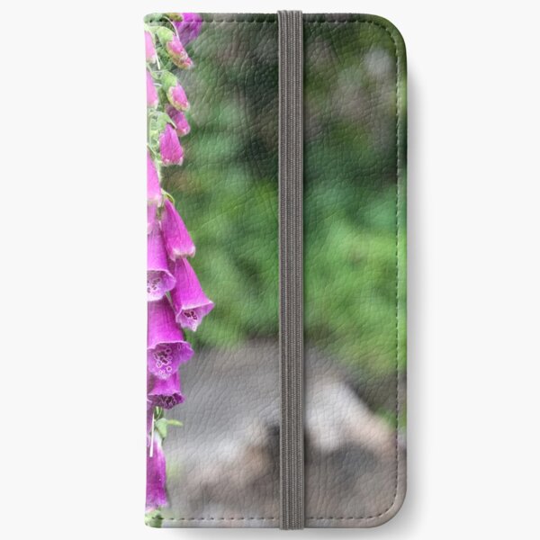 Pink Digitalis (Foxglove) Flower iPhone Wallet
