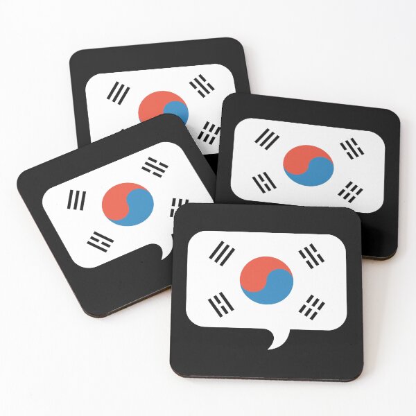 Item preview, Korean Flag Talk Bubble designed and sold by theKoreanRage.
