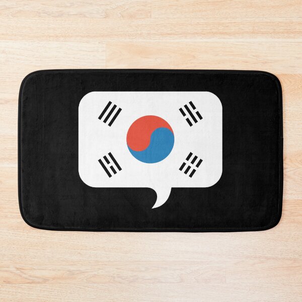 Item preview, Korean Flag Talk Bubble designed and sold by theKoreanRage.
