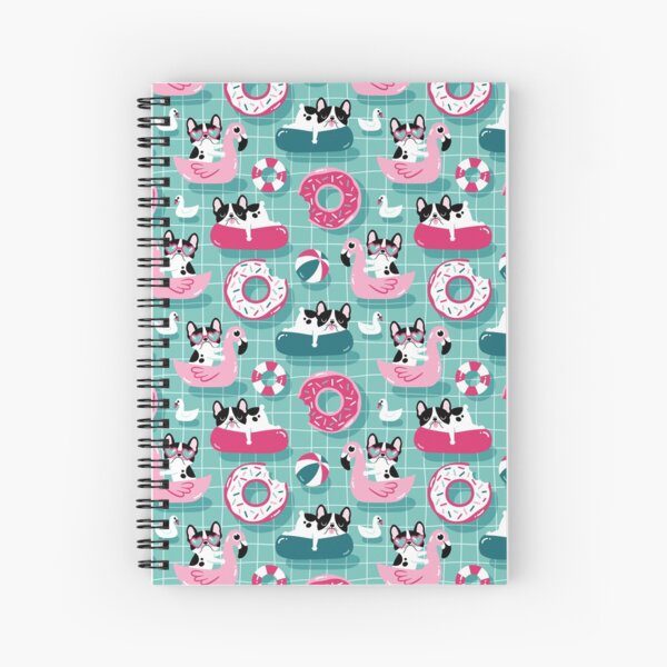 Item preview, French Bulldogs Relaxing in the Pool designed and sold by Mini Tofu Shop.