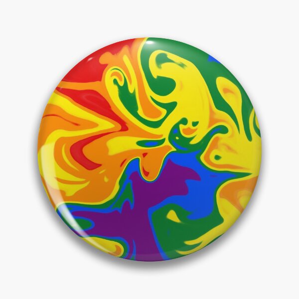 Aperçu de l'œuvre Drapeau LGBT + marbré créée et vendue par Opal-Tea.