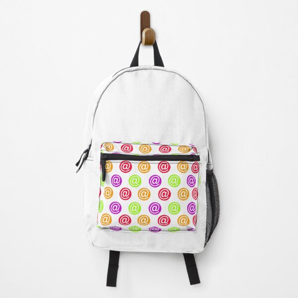 Item preview, Multicolour @ white background email motif (symbol, sign) designed and sold by Stéphane  Thirion.