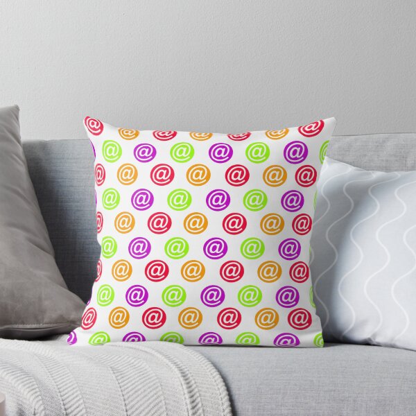Item preview, Multicolour @ white background email motif (symbol, sign) designed and sold by Stéphane  Thirion.