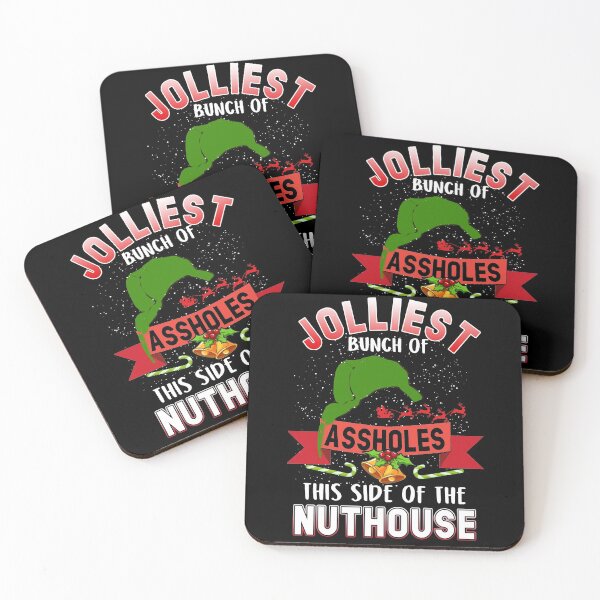 Item preview, Jolliest Bunch of A-Holes T Shirt Funny Sarcastic Christmas Novelty Tee for Guys designed and sold by Simeon	 Dorelus.