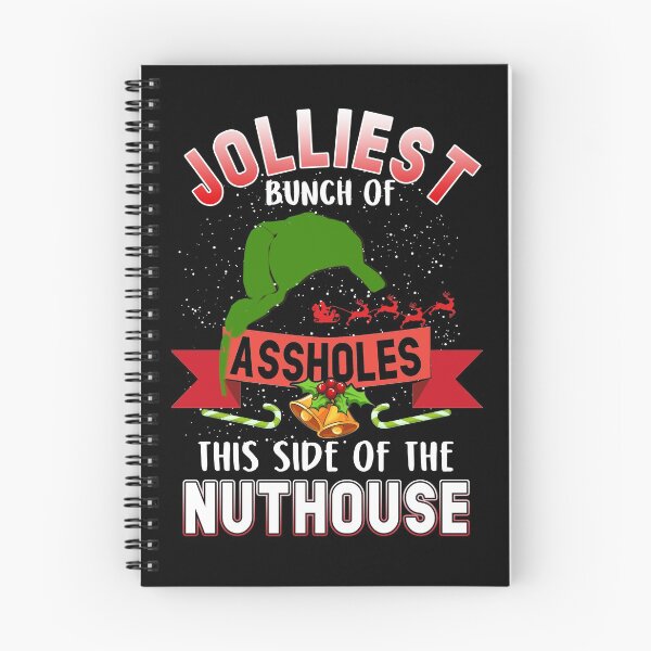 Item preview, Jolliest Bunch of A-Holes T Shirt Funny Sarcastic Christmas Novelty Tee for Guys designed and sold by Simeon	 Dorelus.