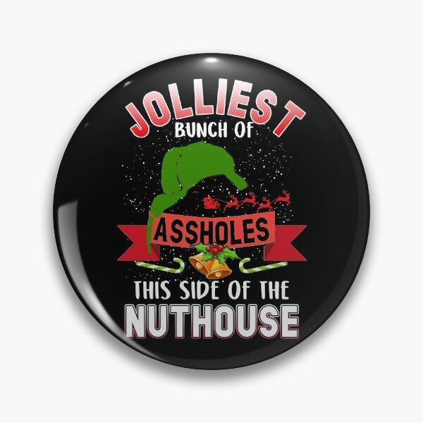 Item preview, Jolliest Bunch of A-Holes T Shirt Funny Sarcastic Christmas Novelty Tee for Guys designed and sold by Simeon	 Dorelus.