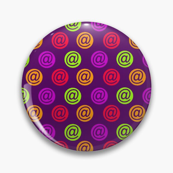 Artikelvorschau, Mehrfarbiger @ E-Mail-Muster (Symbol, Zeichen) lila Hintergrund entworfen und verkauft von Stéphane  Thirion.