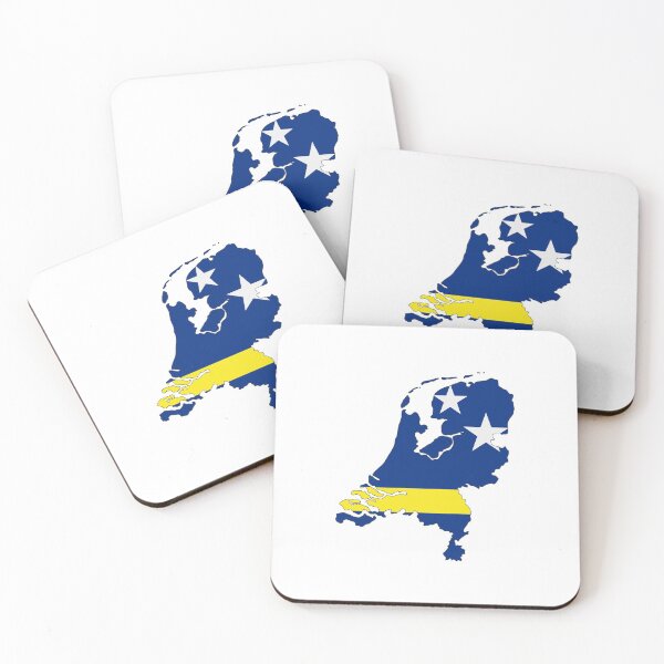 Item preview, Netherlands Outline - Curaçao Flag designed and sold by iamstudent.