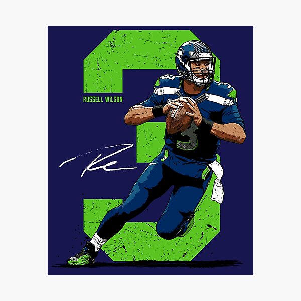 Russell Wilson Posters and Art Prints for Sale