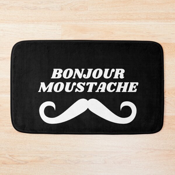 Item preview, Bonjour Moustache designed and sold by mikels.