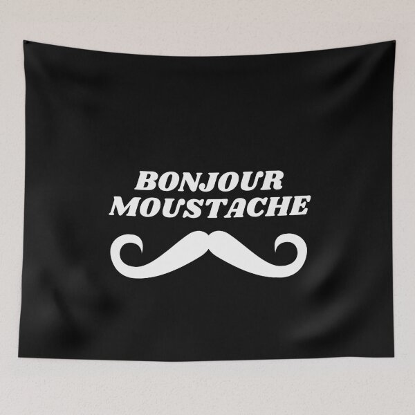 Item preview, Bonjour Moustache designed and sold by mikels.