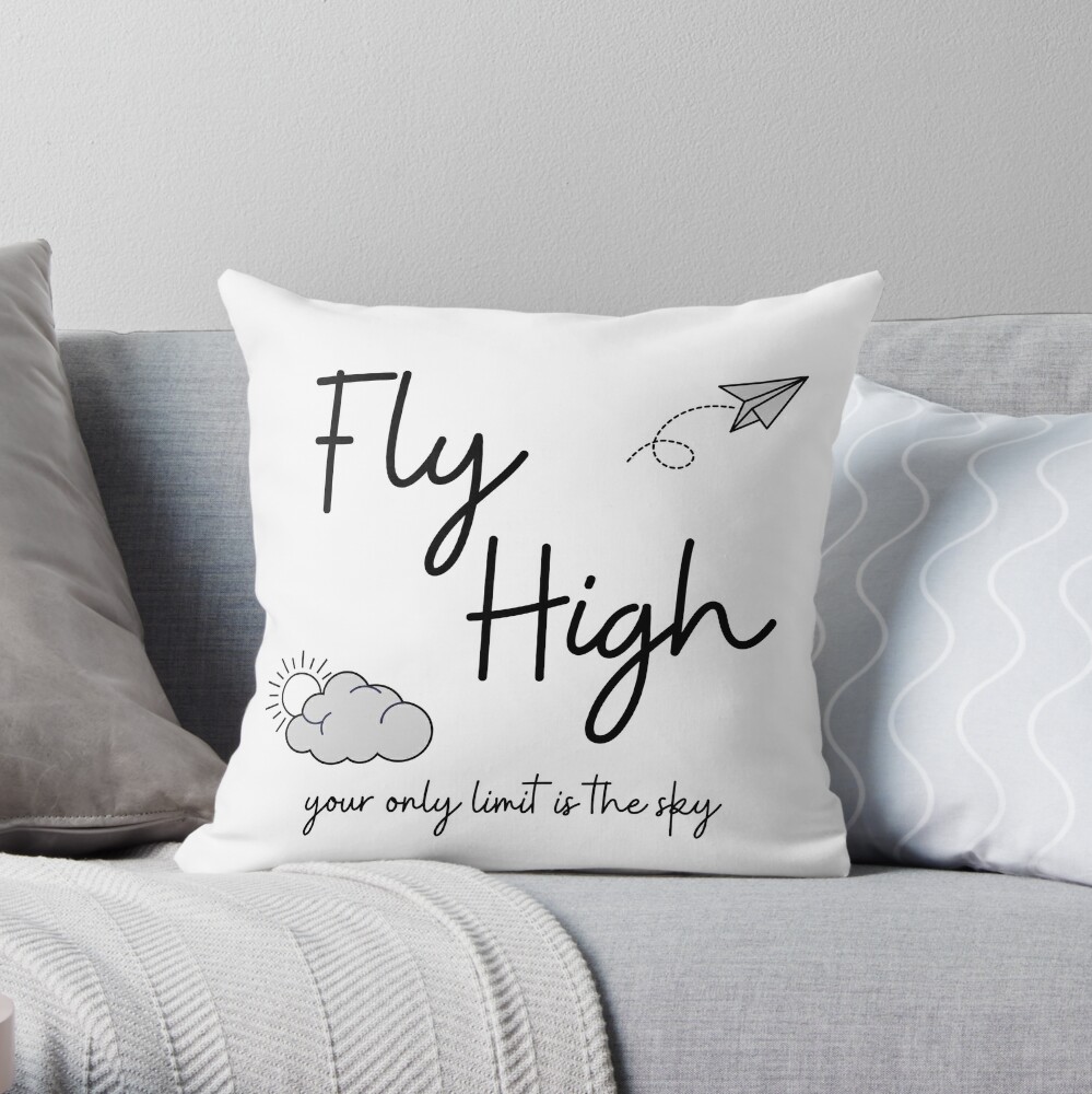 Fly High Throw Pillow