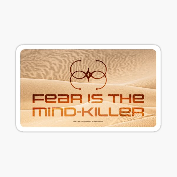 Item preview, Dune 2020 Fear is the mind-killer designed and sold by Eenig.