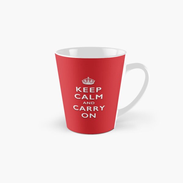 Item preview, Keep Calm and Carry On - Classic Red designed and sold by NearTheKnuckle.