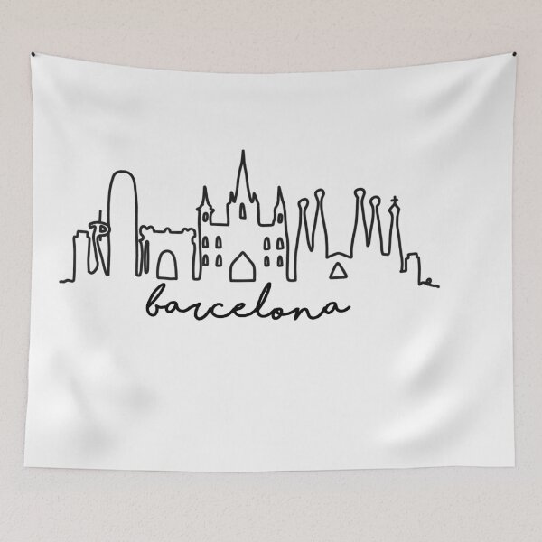 Item preview, Visit Barcelona designed and sold by One Line Aesthetics ♡.