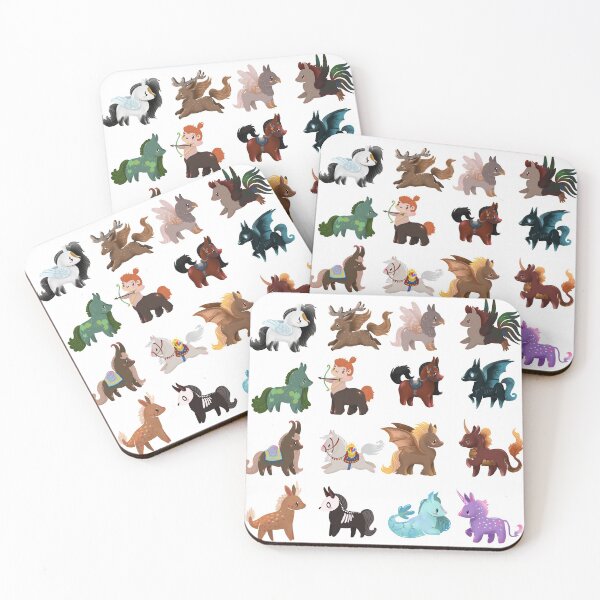Item preview, Collection of mythical horses and hoofed humanoids designed and sold by FokkusuNM.