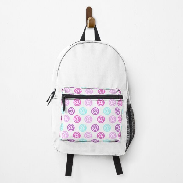 Item preview, Email pattern @ purple ert blue (symbol, sign) white background designed and sold by Stéphane  Thirion.