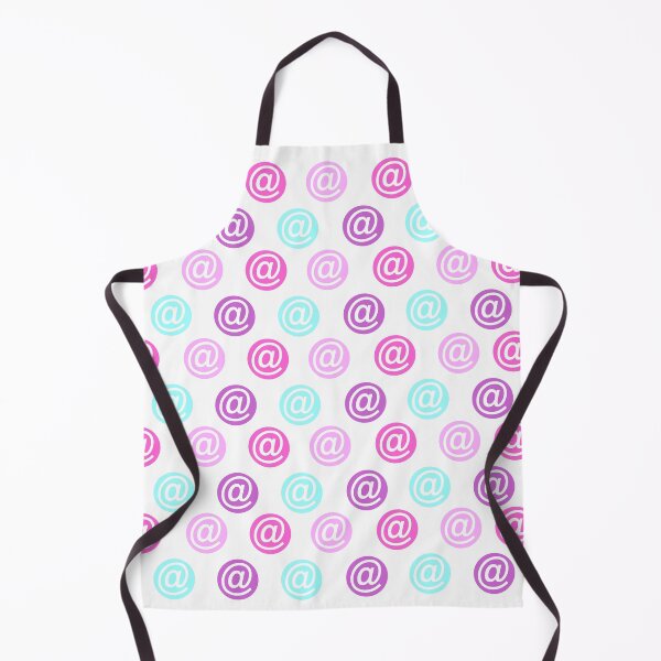 Item preview, Email pattern @ purple ert blue (symbol, sign) white background designed and sold by Stéphane Thirion.