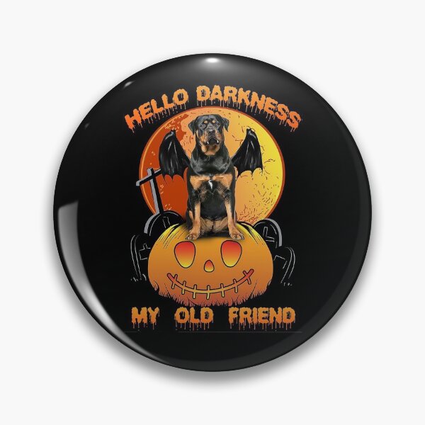 Item preview, Rottweiler - Hello Darkness designed and sold by KellyJanosko-bd.