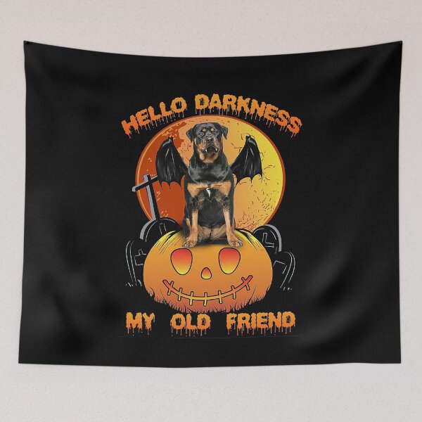 Item preview, Rottweiler - Hello Darkness designed and sold by KellyJanosko-bd.