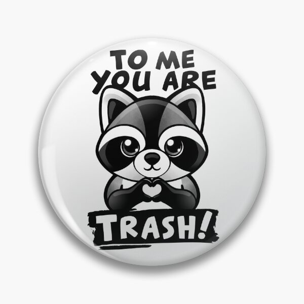 Item preview, Raccoon trash lover designed and sold by NemiMakeit.