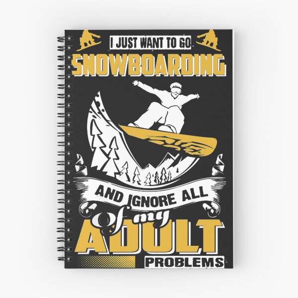 Item preview, I Just Want To Go Snowboarding designed and sold by GeniusDesignArt.