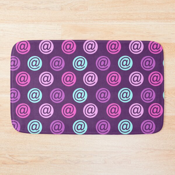 Item preview,  Email @ purple and blue pattern (symbol, sign) purple background designed and sold by Stéphane  Thirion.