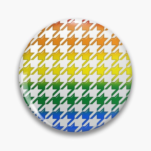 Item preview, Houndstooth Large Rainbow Bevel designed and sold by MarkUK97.