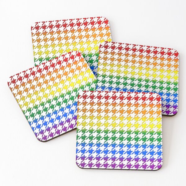 Item preview, Houndstooth Large Rainbow Bevel designed and sold by MarkUK97.