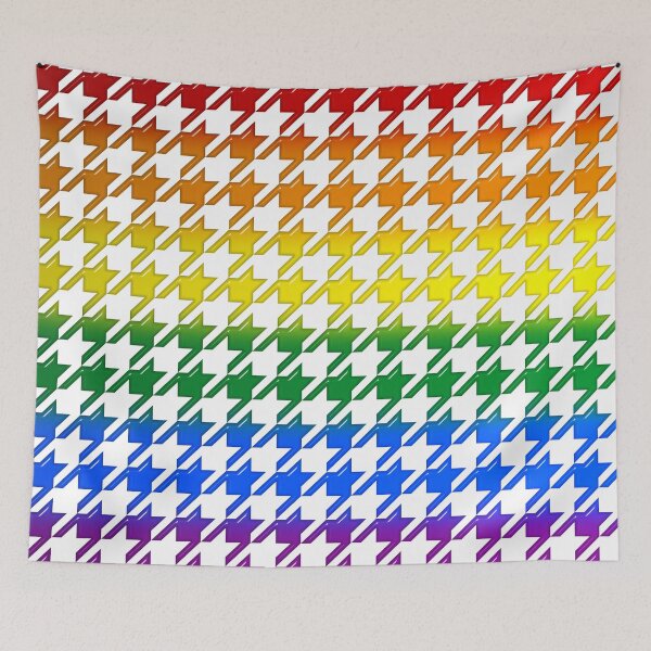 Item preview, Houndstooth Large Rainbow Bevel designed and sold by MarkUK97.