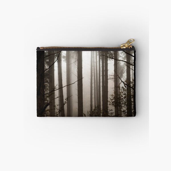 Item preview, Beautiful pinetrees in the foggy forest, french nature, autumn designed and sold by Alexander Sorokopud.