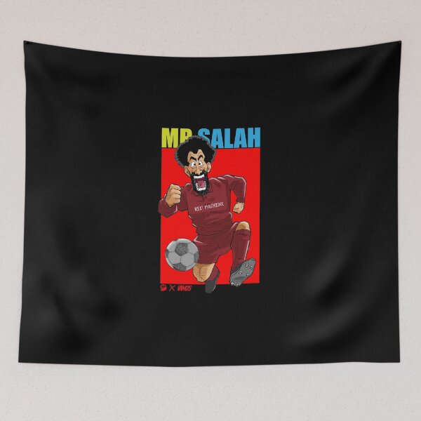 Item preview, Mr. Salah Liverpool Football Streetwear Black T-Shirt designed and sold by Vamos Store.