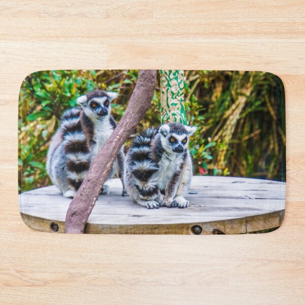 Item preview, A pair of Orange-Eyed Ring-Tailed Lemurs designed and sold by Steven Jodoin.