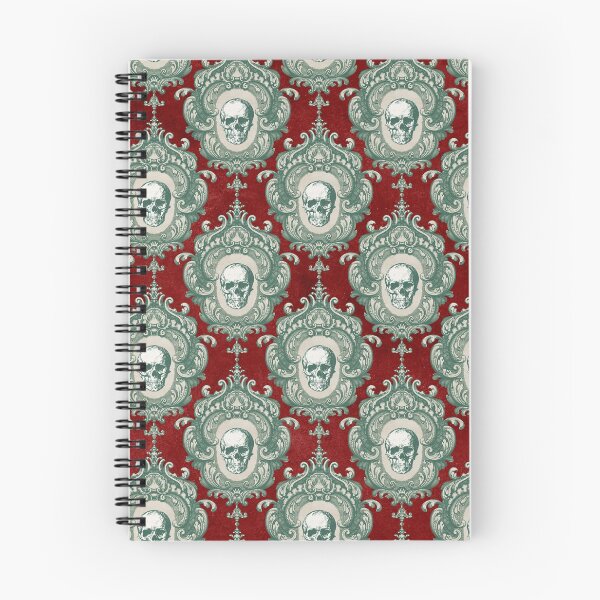 Item preview, Gothic Skulls Green and Red designed and sold by Dreamflight.