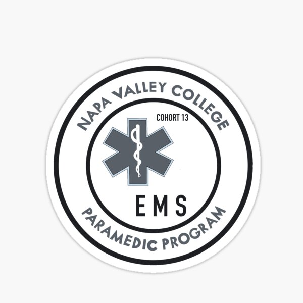 napa-valley-college-paramedic-program-sticker-by-startrekred-redbubble