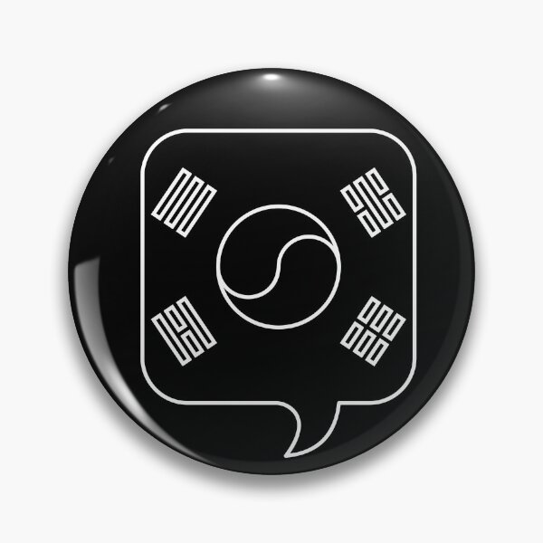 Item preview, Korean Flag Talk Bubble designed and sold by theKoreanRage.