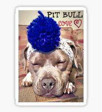 Pit Bull Love Sticker