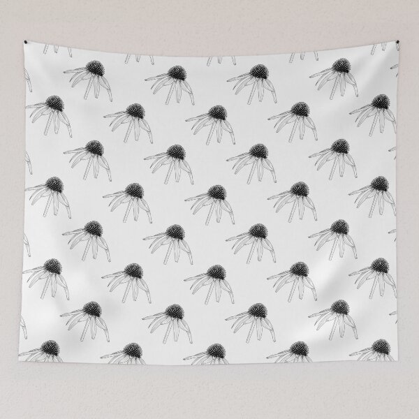 Item preview, Echinacea Classic Monochrome designed and sold by floratine.