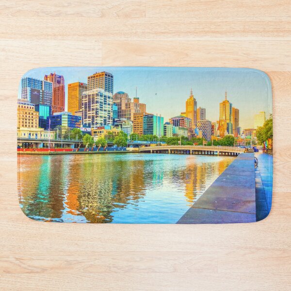 Item preview, Melbourne Skyline Yarra Reflections from Southbank designed and sold by Steven Jodoin.