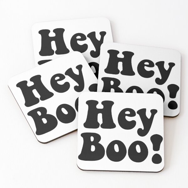 Item preview, Hey Boo! in black designed and sold by LoJoLetters.