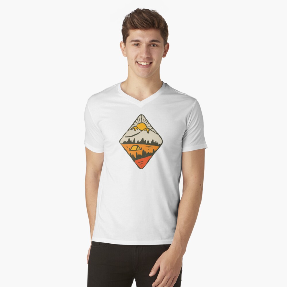 Item preview, V-Neck T-Shirt designed and sold by quilimostock.