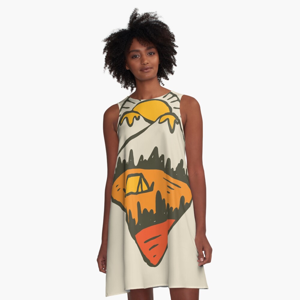 Item preview, A-Line Dress designed and sold by quilimostock.
