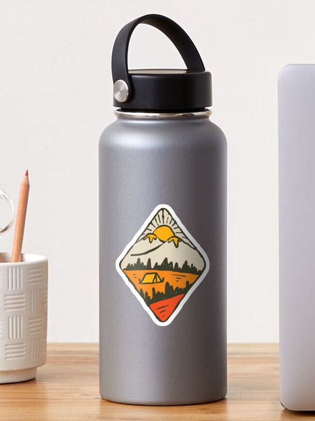 Thumbnail 1 of 3, Sticker, Camping designed and sold by quilimostock.